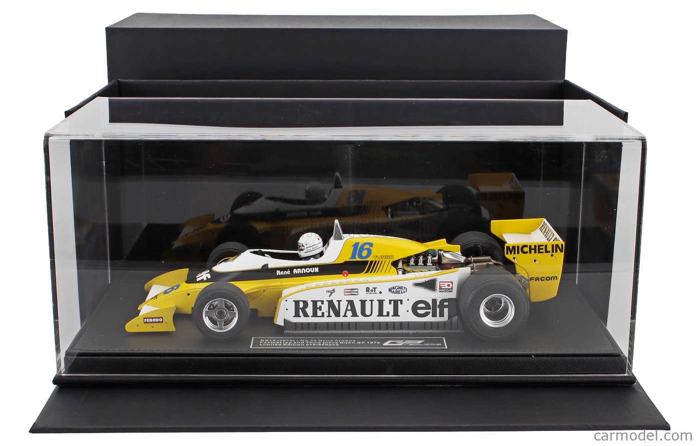 F1 Renault RS10 #16 René Arnoux VC Anglie '79 - 1/18 MCG - NOVINKA