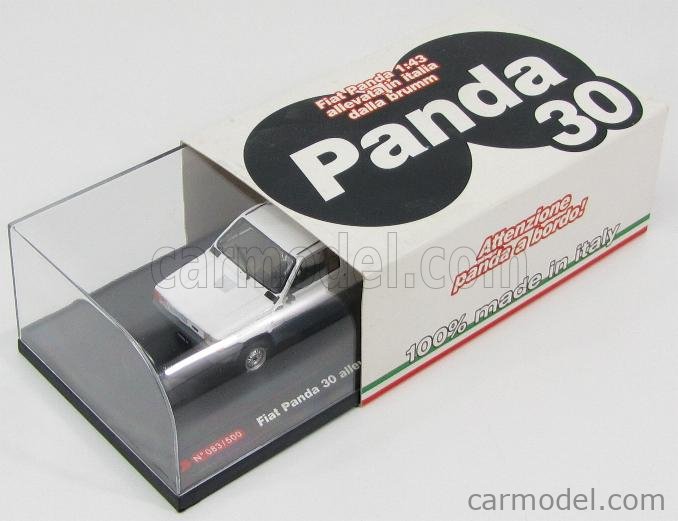 Brumm 1/43 Fiat Panda Zero 40th Anniv. – 1980-2020 – Avec Figurine Giugiaro