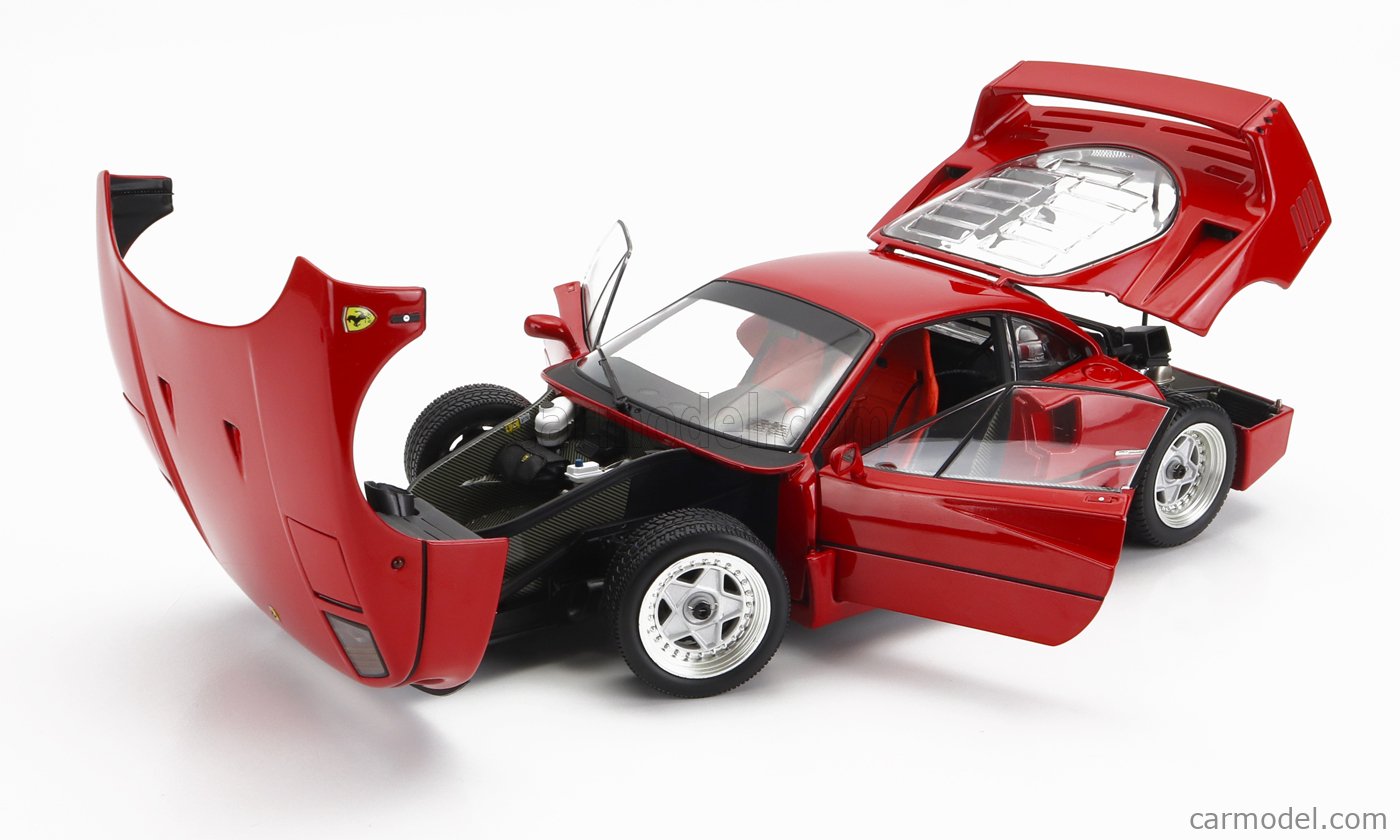 KYOSHO 08416R2 Scale 1/18 | FERRARI F40 1987 RED