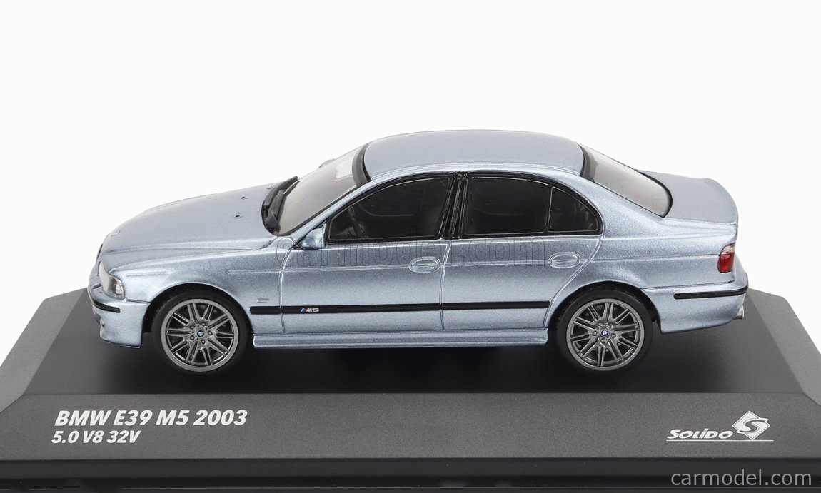 SOLIDO - BMW M5 E39 - 1/43 - Bleue - Miniature Métal - Collection - Dès 14 Ans