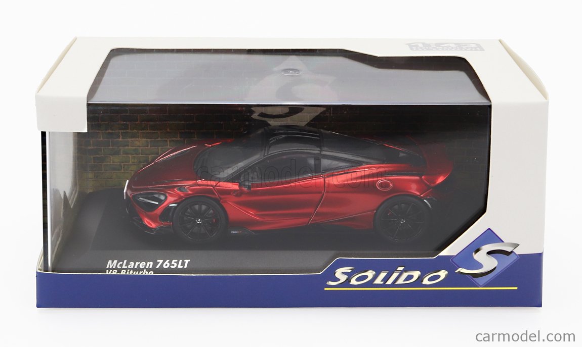 Modèle Réduit Solido 1/43 McLaren 765 LT 2020 - Réf. S4311908 - Métal - Neuf