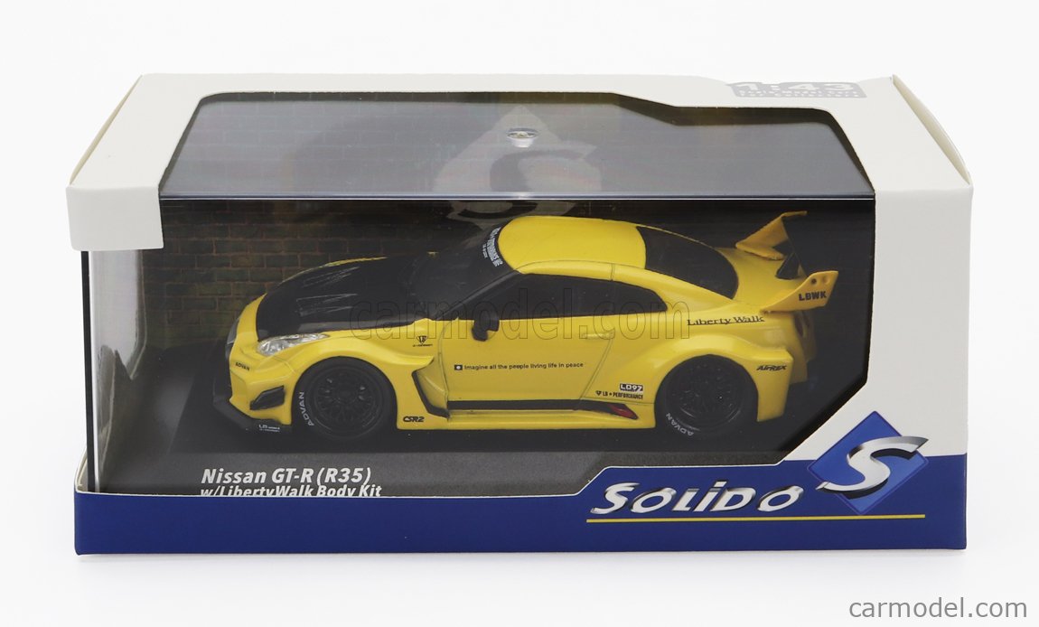 SOLIDO 4311206 Scale 1/43 | NISSAN GT-R (R35) LB WORKS SILHOUETTE COUPE ...