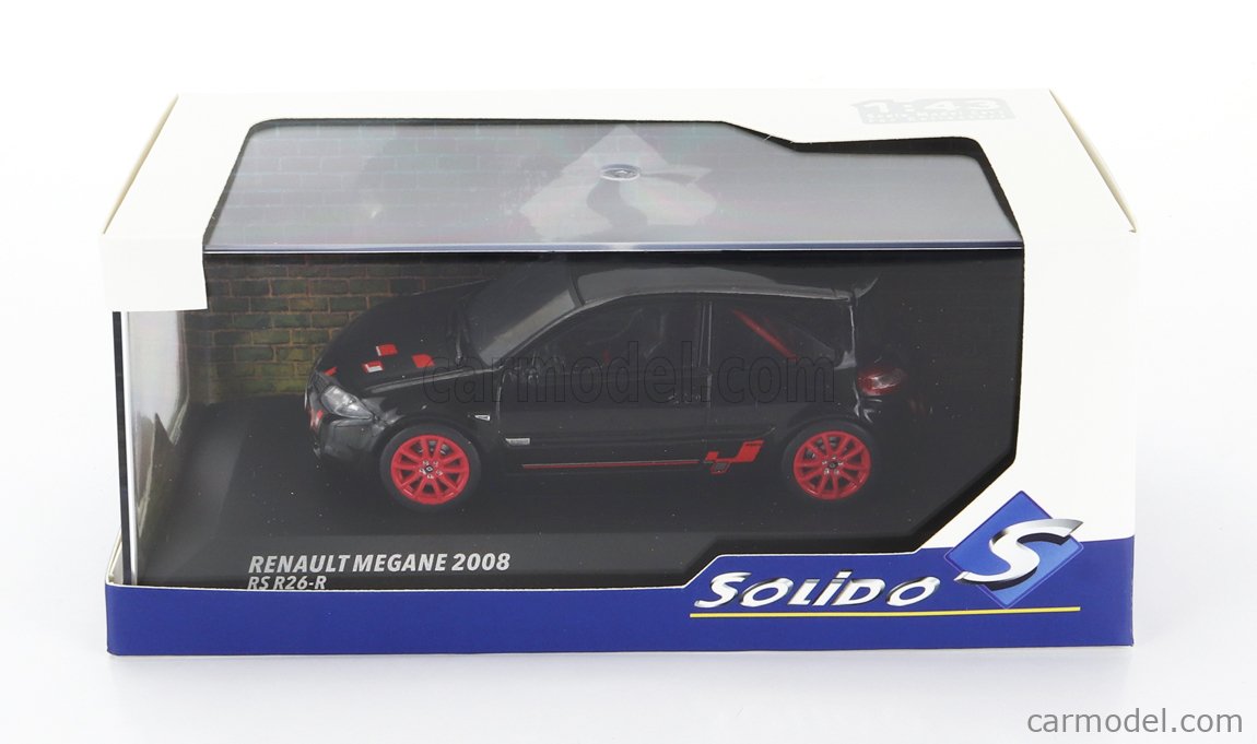 Solido 1:43 Renault Megane R26.R Année de construction 2008 noir