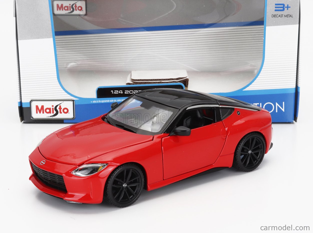 りま MAISTO 32904R Scale 1/24 | NISSAN 400Z COUPE 2022 RED BLACK