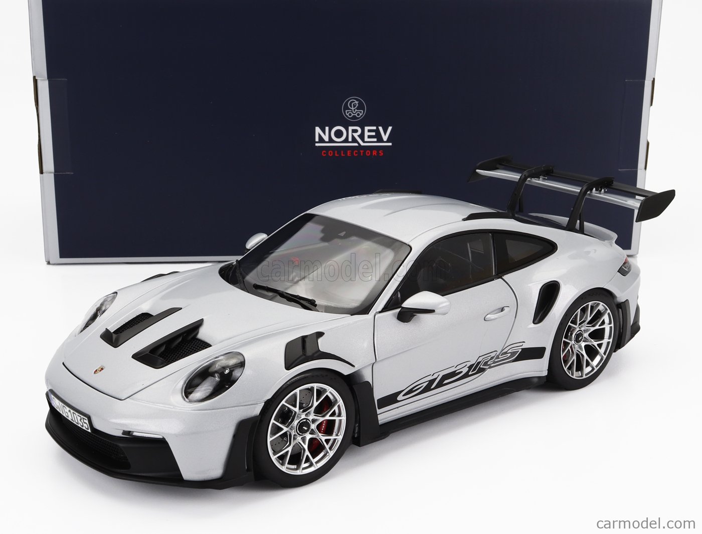 NOREV 187359 Scale 1/18 | PORSCHE 911 992 GT3 RS COUPE 2022 ICE GREY