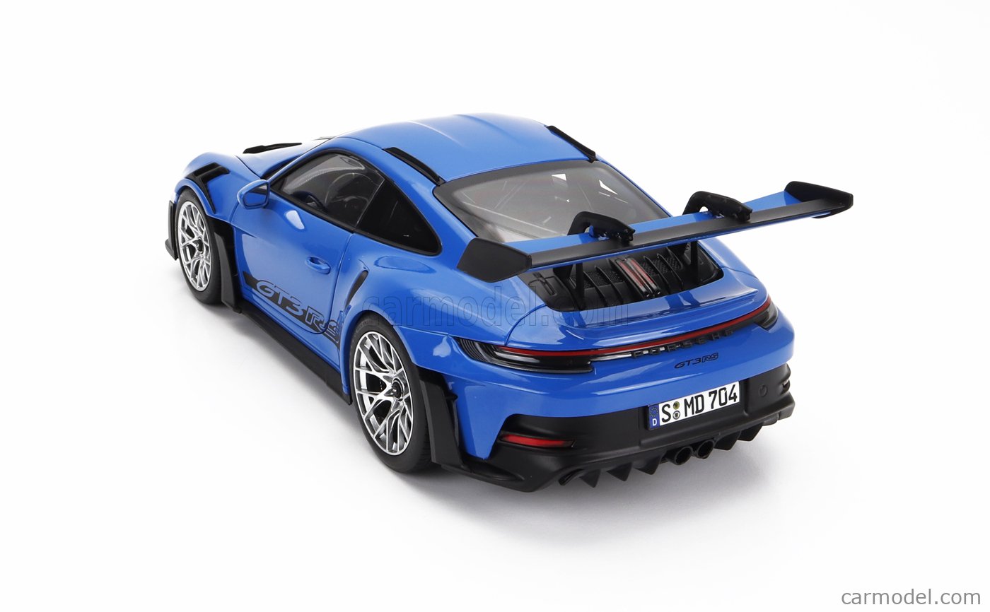 NOREV 187358 Scale 1/18 | PORSCHE 911 992 GT3 RS COUPE 2022 SHARK BLUE