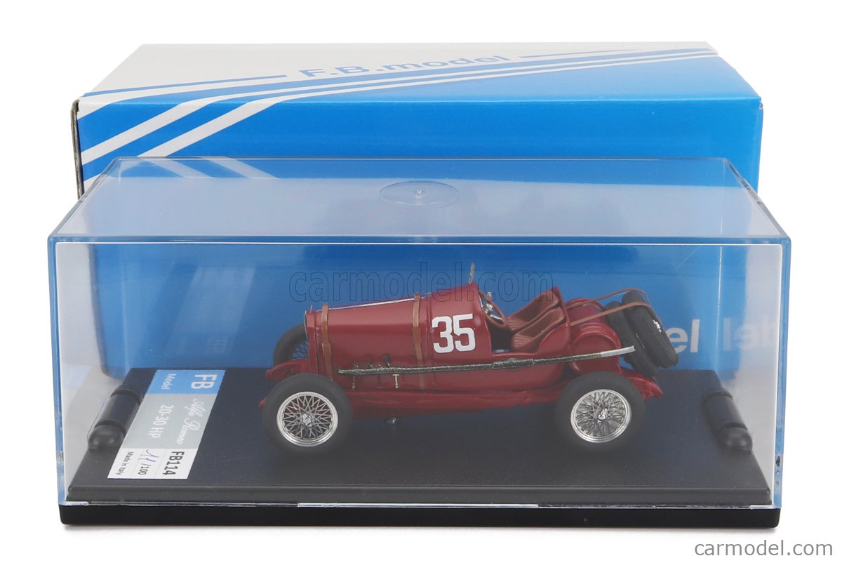 ALFA MODEL 1:43 Ferrari 166MM Targa Florio 1951 #20 - Résine Neuve