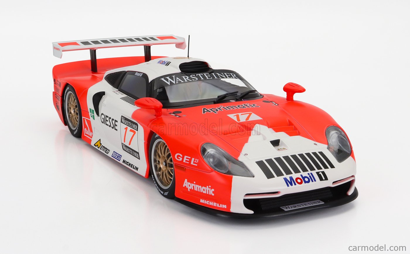 Porsche 911 GT1 Evo Mobil FIA GT 1997 1er 4H MUGELLO UT Models 1/18