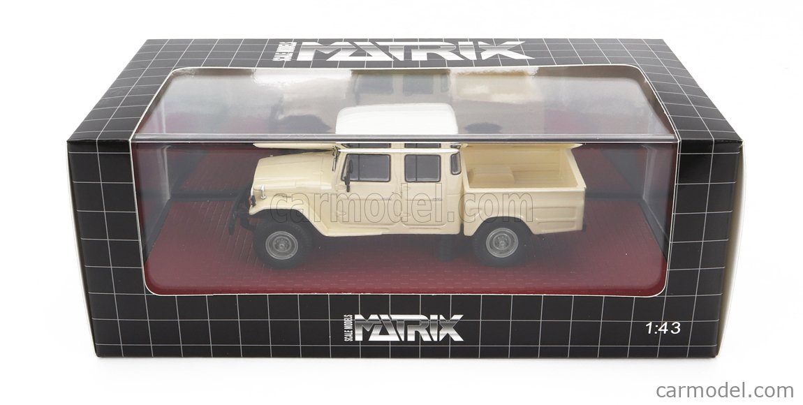 Matrix 1:43 Toyota HJ45 Land Cruiser Crew Cab Pick-Up 1979 beige MX41905-012 modèle voiture MX41905-012 041905012002