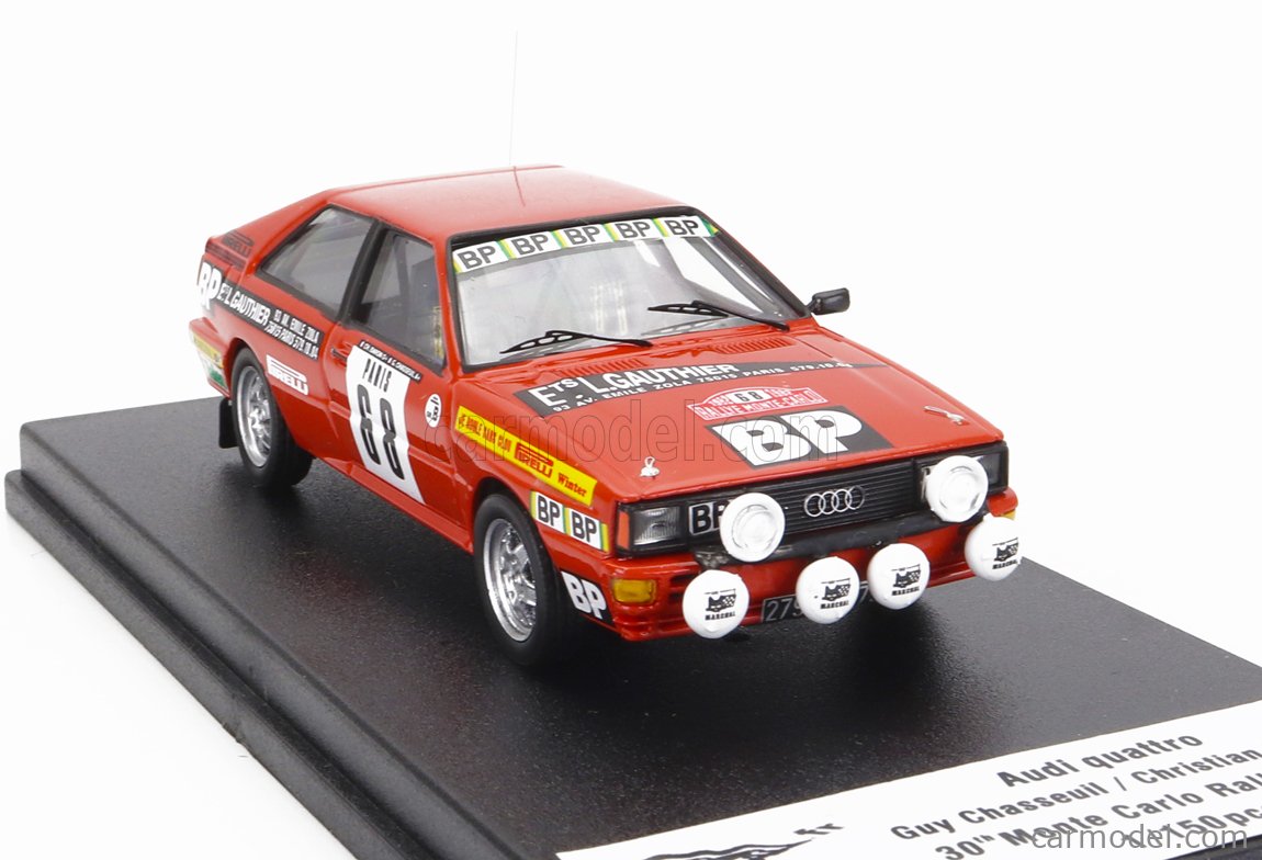 Modellino Trofeu 1/43 Audi Quattro Monte Carlo 1982 N.198 Kruger/Williams - In Preventivo