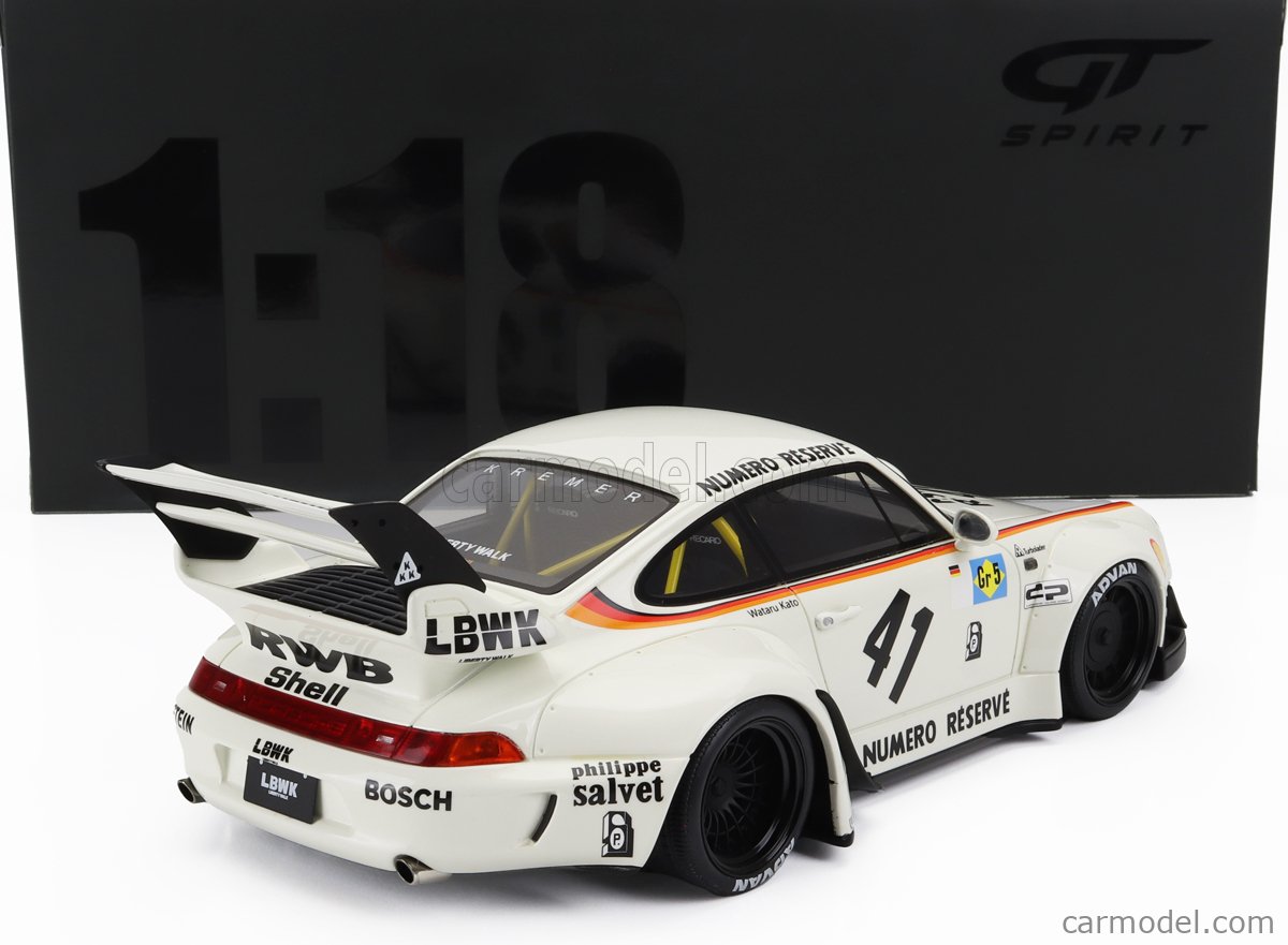 GT-SPIRIT GT451 Scale 1/18 | PORSCHE 911 993 RWB BODYKIT KATO-SAN N 41 ...
