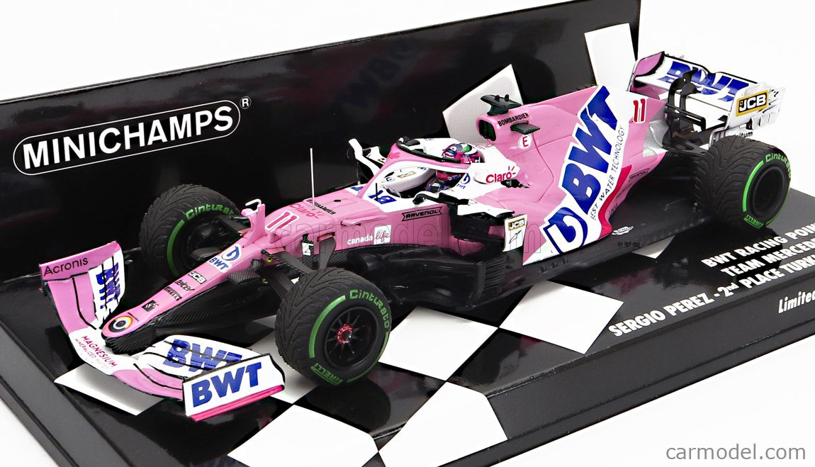 ミニチャンプス 1/43 レーシングポイント RP20 ストロール 3位表彰台
