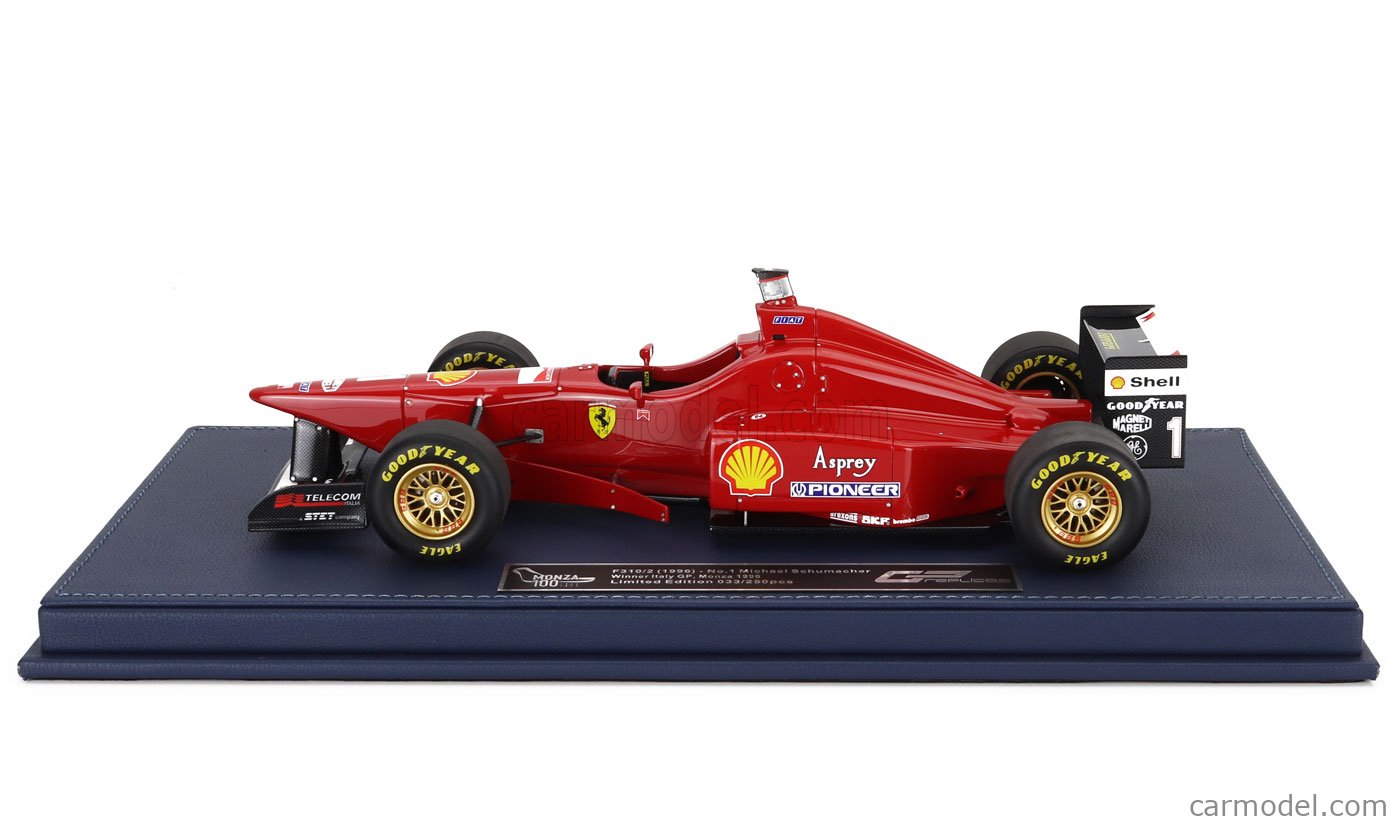 Amazon | 1:43 完成品 BBR タバコ フェラーリ F310#1 M.シューマッハ オーストラリアGP 1996 |  ミニカー・ダイキャストカー | ホビー