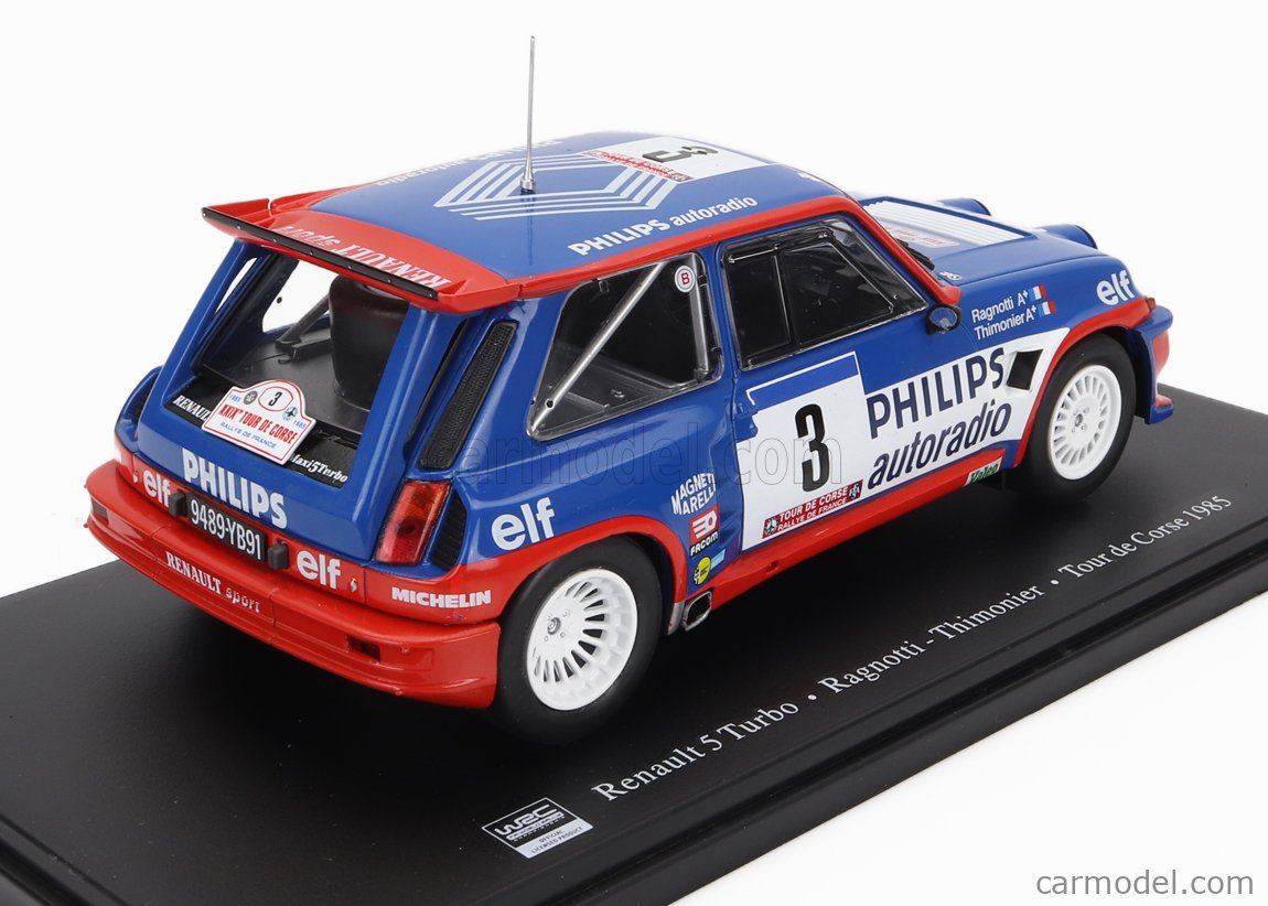 EDICOLA HACWRCFIACOLL048 Scale 1/24 | RENAULT R5 MAXI TURBO PHILIPS ...