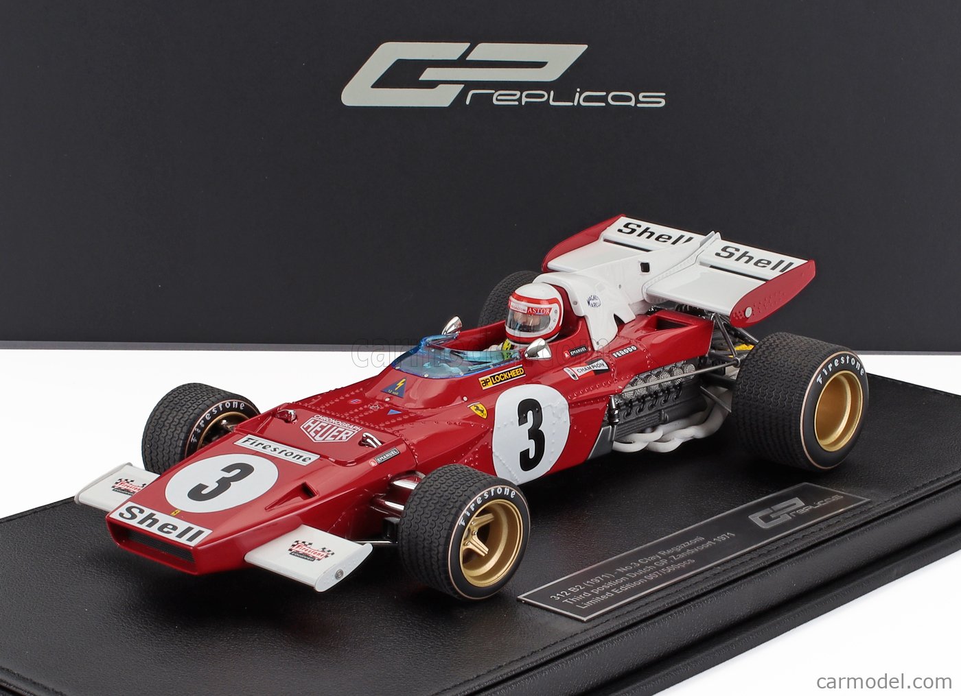 GP-REPLICAS GP179BWD Scale 1/18 | FERRARI F1 312B2 N 3 3rd DUTCH