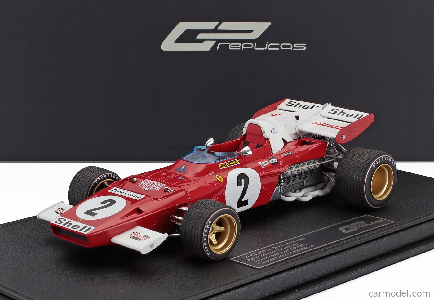 GP-REPLICAS GP179A Scale 1/18 | FERRARI F1 312B2 N 2 POLE POSITION