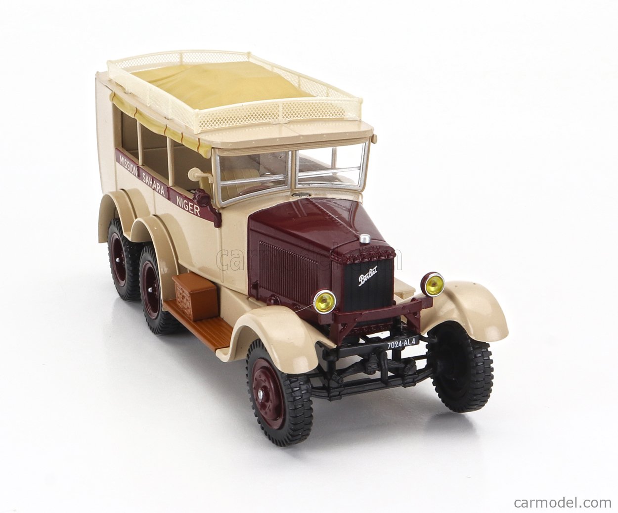 Miniature Berliet VPD 6X4 – Collection Hachette N°56, Mission Sahara Niger 1926, échelle 1/43