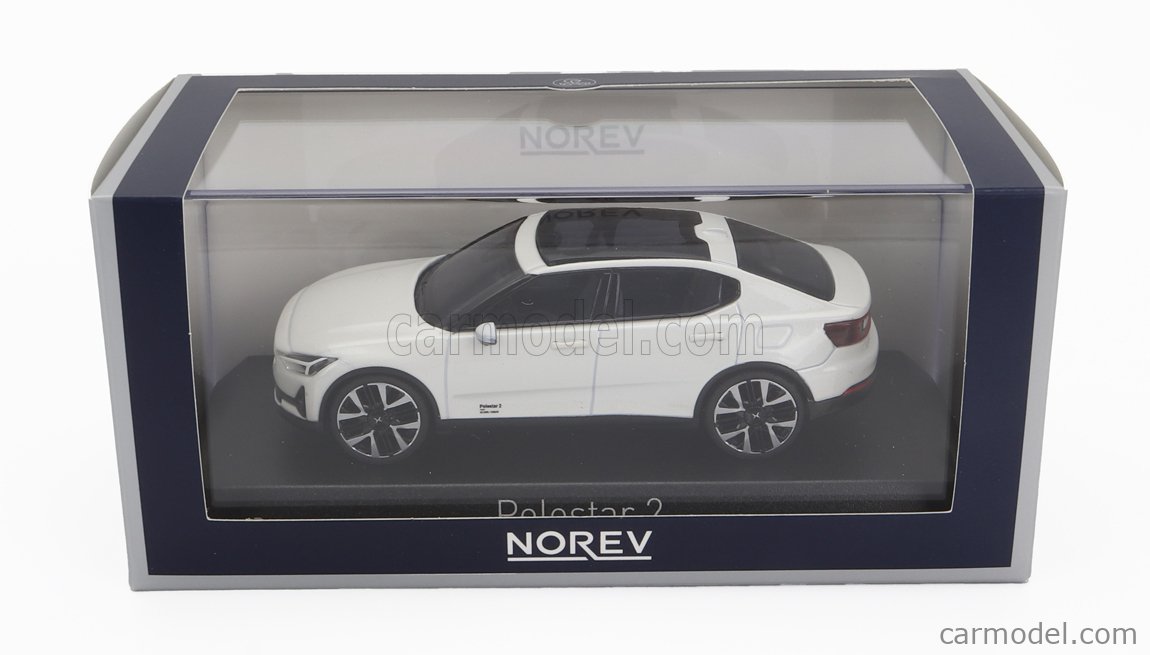 Norev 872010 Polestar 2 2024, Miniature 1/43, Couleur Snow, Neuve