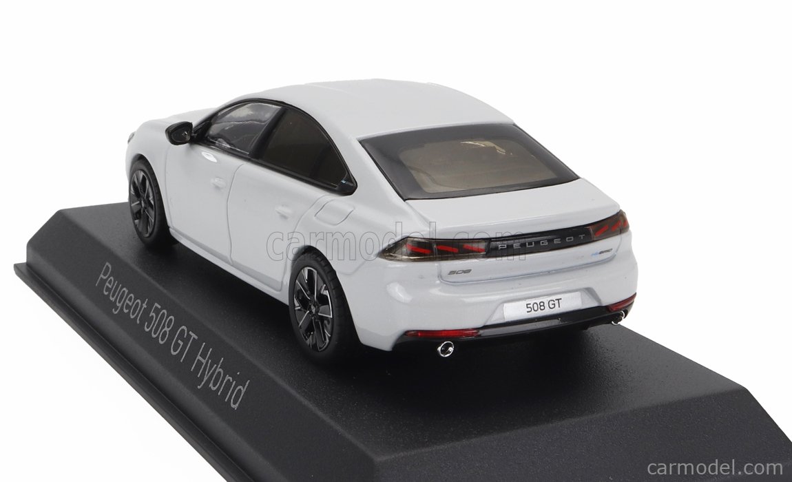 ノレヴ 1/43 プジョー 508 GT HYBRID 2023 オーケナイトホワイト 