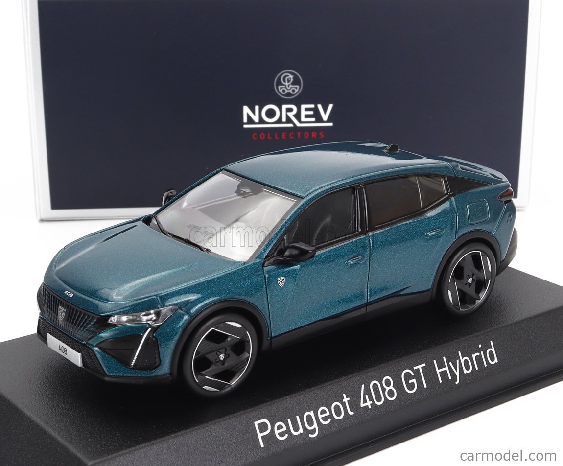 NOREV 474810 Scale 1/43 | PEUGEOT 408 GT HYBRID 2023 OBSESSION BLUE