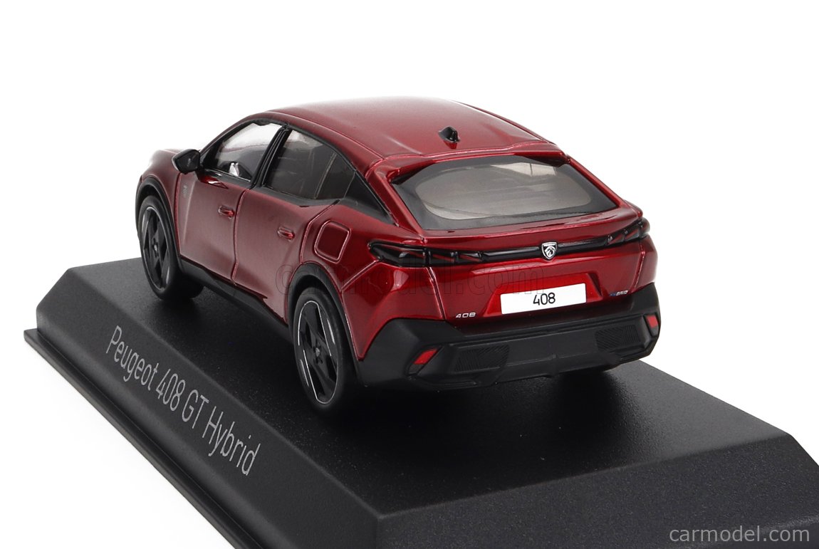 Peugeot 408 GT Hybrid 2023 Elixir Red NOREV 1/43 Réf 474811