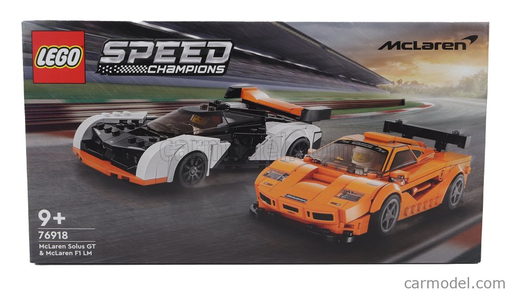 McLAREN - LEGO SPEED CHAMPION - SOLUS GT 2023 + F-1 LM 1995 - 581 PEZZI -  581 PIECES