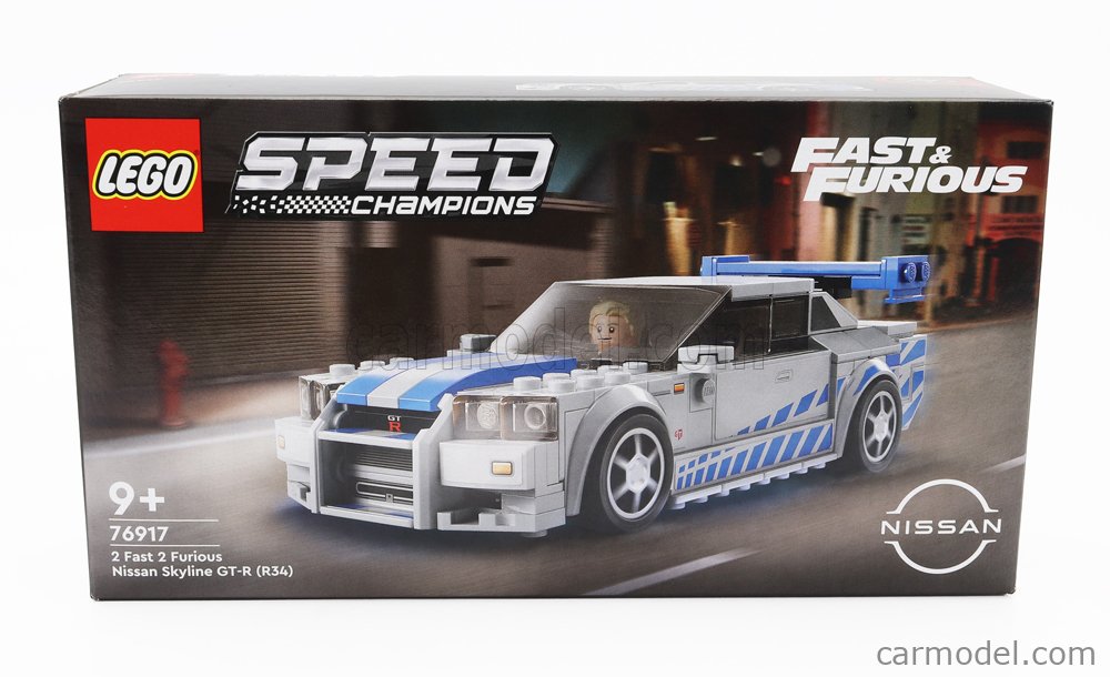 LEGO SPEED CHAMPIONS NISSAN SKYLINE GT-R R34 2 FAST 2 FURIOUS 76917