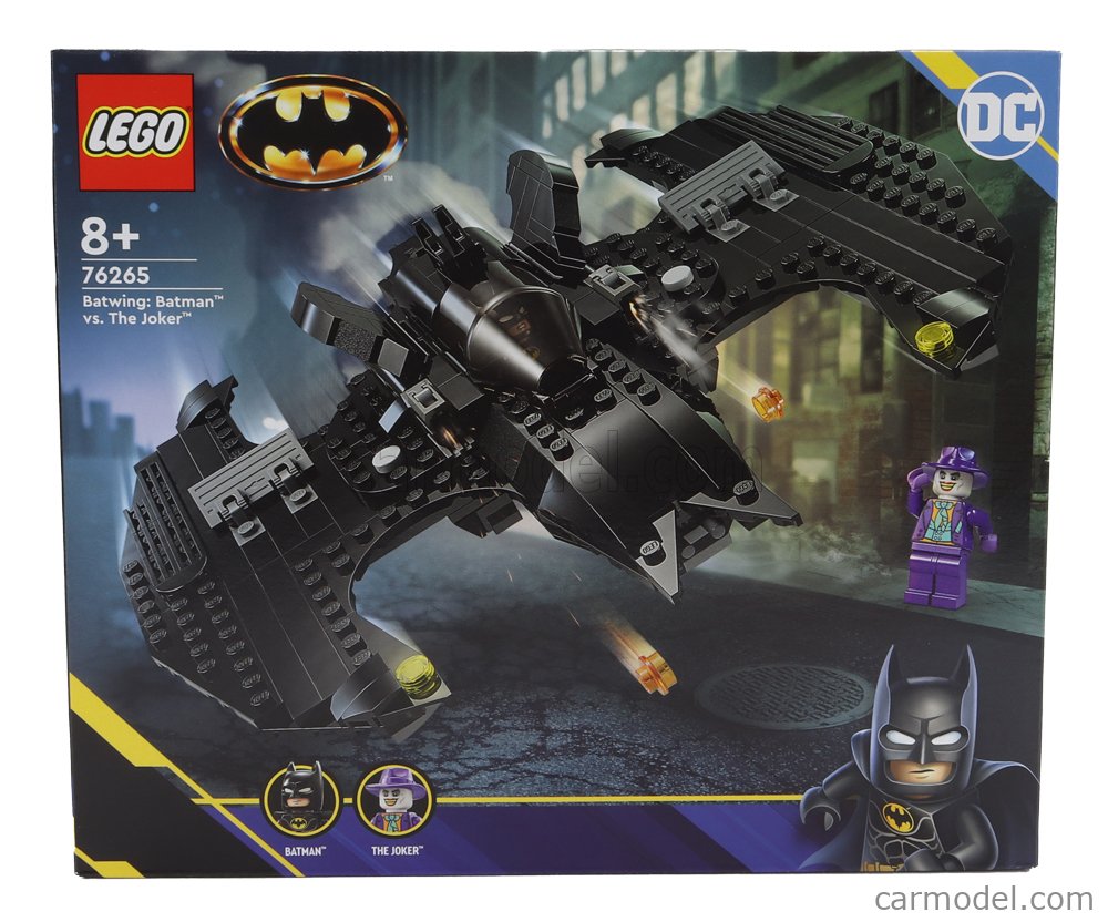 LEGO 6427761-76265 Масштаб / | BATMAN LEGO - BATWING - BATMAN VS THE JOKER  - 357 PEZZI - 357 PIECES BLACK