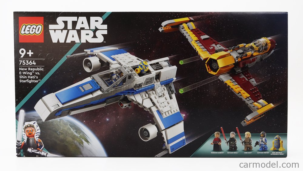 STAR WARS - LEGO - NEW REPUBLIC E-WING VS SHIN HATI'S STARTFIGHTER STAR  WARS - ASTRONAVI - 1056 PEZZI - 1056 PIECES
