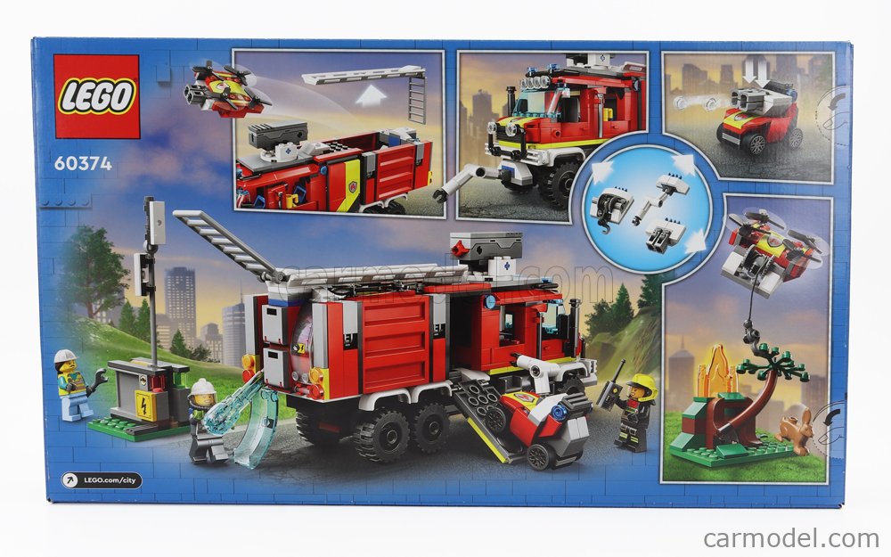 LEGO 6425836-60374 Scala /  TRUCK LEGO CITY - TANKER TRUCK FIRE