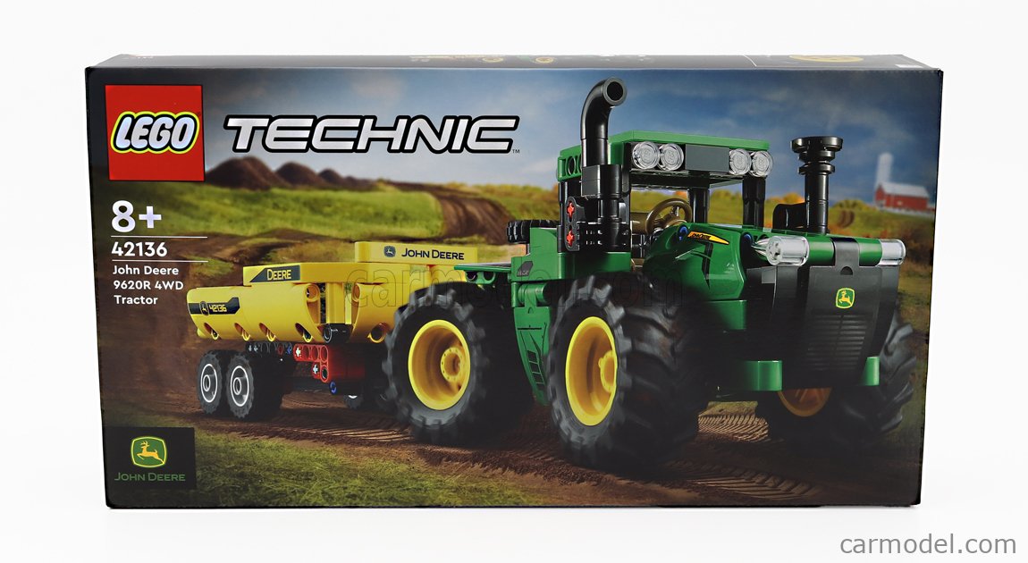 LEGO Technic Tracteur John Deere 9620R 4WD 42136 LEGO : la boîte à