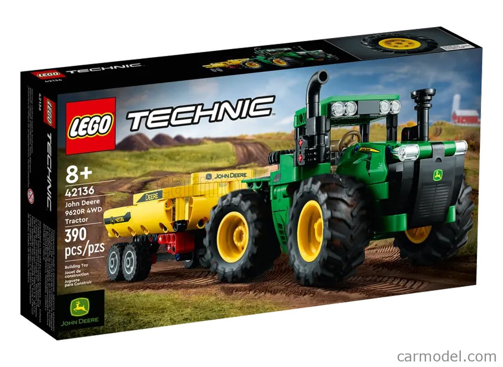 Lego yellow hot sale tractor