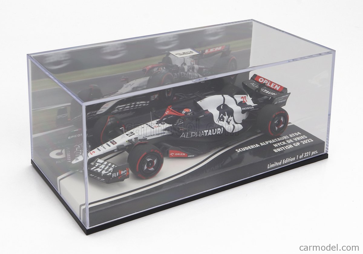 Miniature 1/64 MINI GT AlphaTauri F1 AT04 #21 Australie 2023 - Nyck De Vries - Neuf