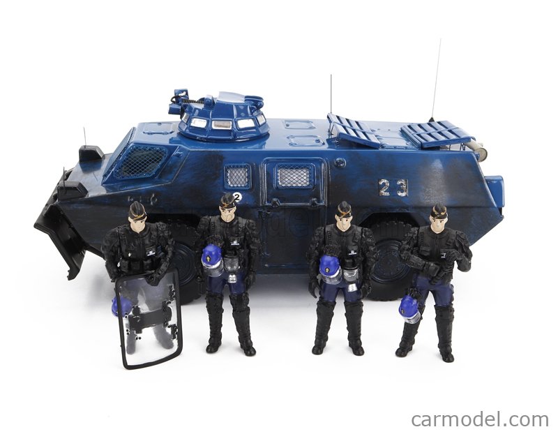 Momaco - Perfex751 : Berliet VXB 170 VBRG Version Lame Gendarmerie Avec 1 Figurine Représentation Sainte-Soline - Édition limitée à 150 pièces