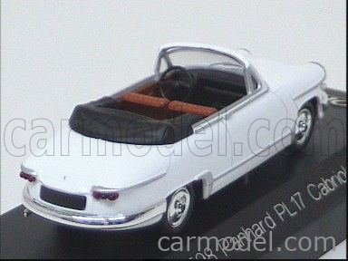 Solido 1/18 - Panhard PL17 Cabriolet Blanche - Miniature Occasion