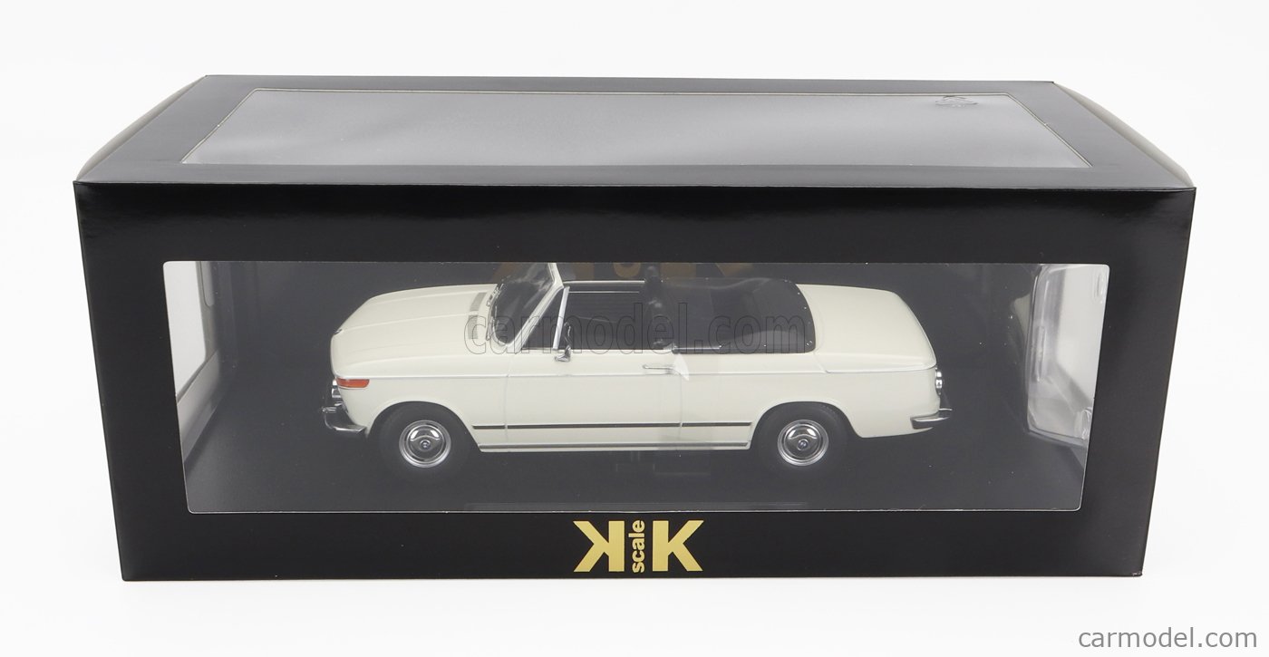 BMW 1968年式 1600-2 カブリオレ 1/18 1968 BMW 1600-2 Convertible Orange 1:18 KK-Scale KKDC181101
