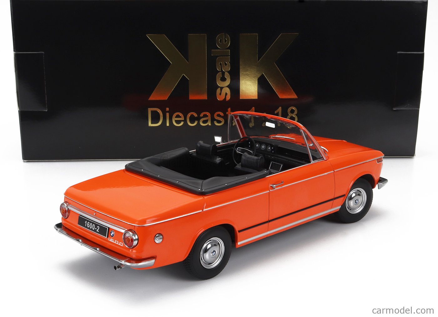 BMW 1968年式 1600-2 カブリオレ 1/18 BMW 1600-2 Cabrio 1968 Orange 1:18 – Norev