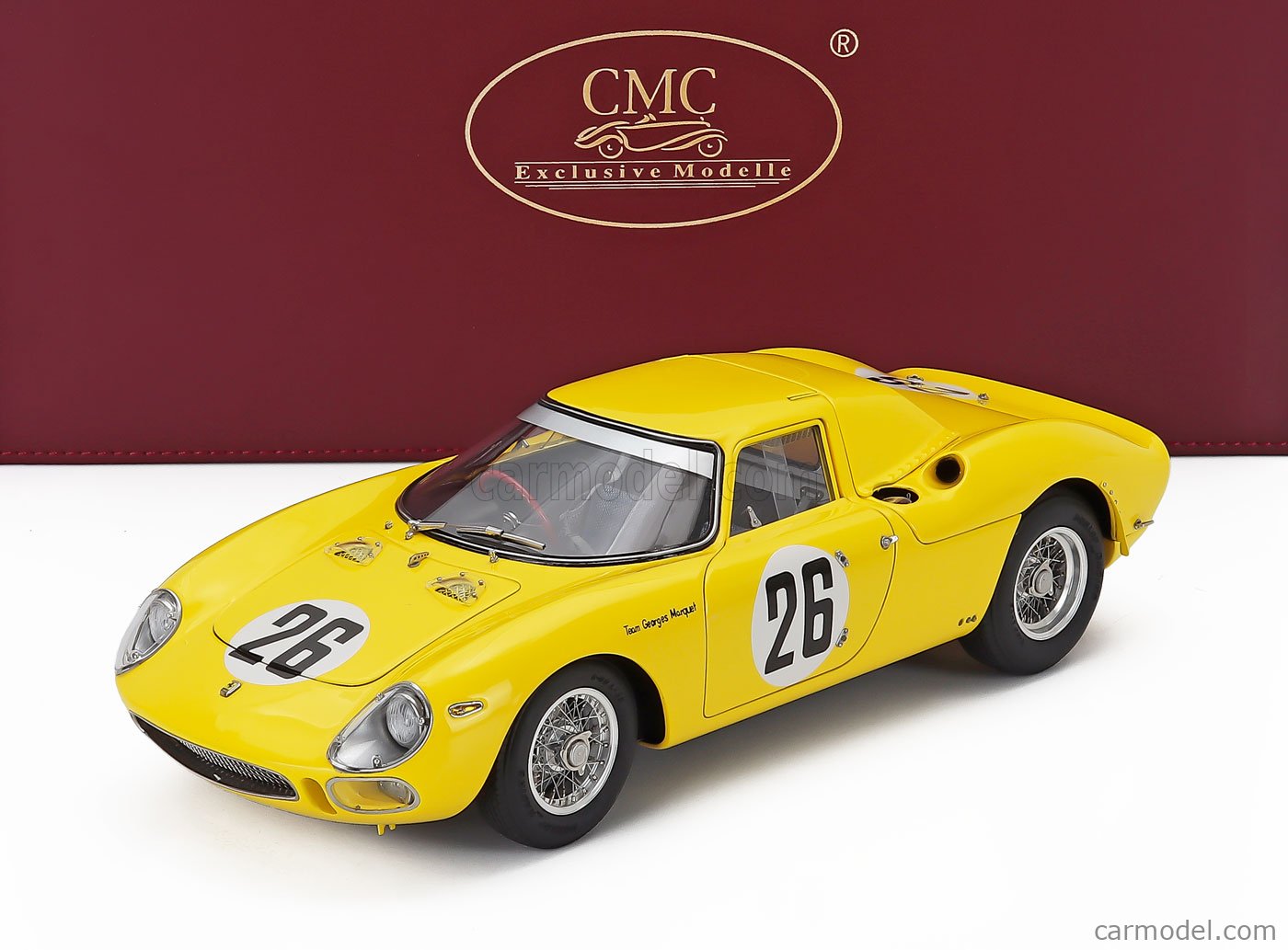 CMC M264 Scale 1/18 | FERRARI 250LM 3.3L V12 ch. n6313 TEAM PIERRE