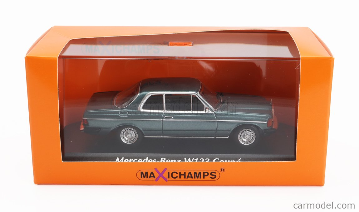 Miniature Minichamps 1/43 Mercedes-Benz 230 CE 1977 Verte - Modèle Diecast Occasion
