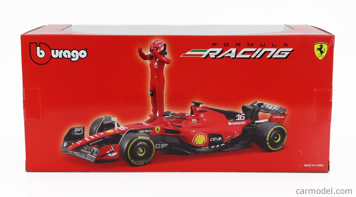 ミニカー 18/1 Burago SF-23 Charles Leclerc BBurago Burago Ferrari SF-23 #16 Charles Leclerc 2023 1/18