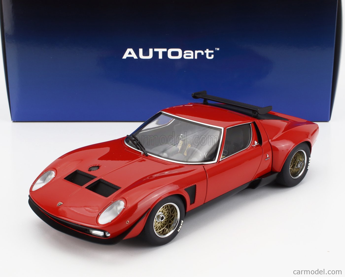 ミニカー AUTOart Lamborghini Miura SV 1:18 Amazon | AUTOart 1/18 ランボルギーニ ミウラ SV (レッド