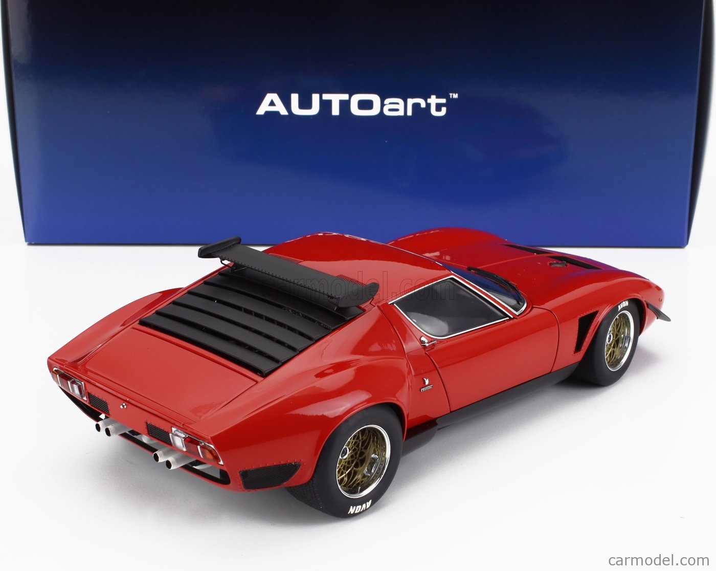 Lamborghini Jota 赤1/18 AUTOart 1:18 Lamborghini Miura Jota SVR Año de construcción