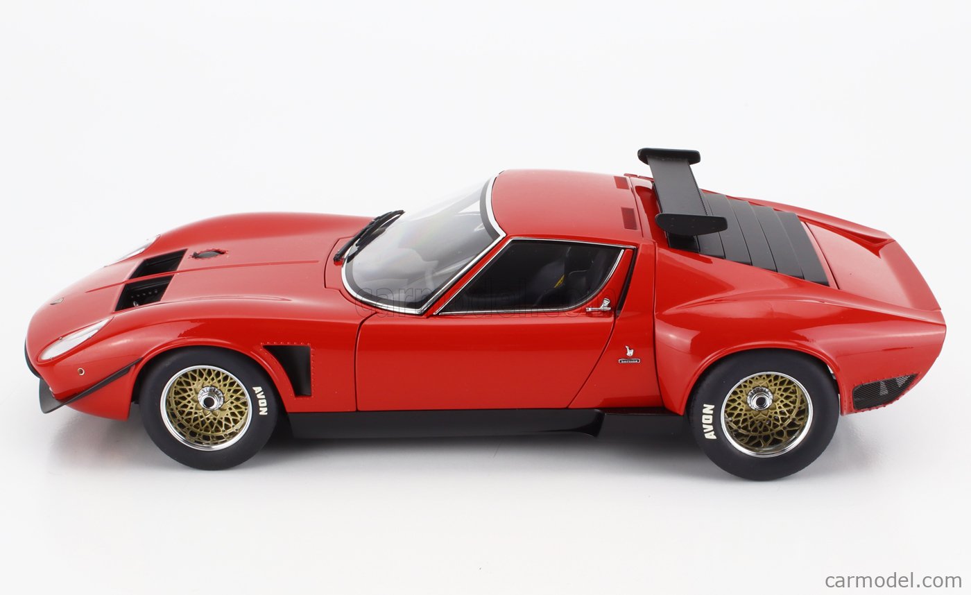Lamborghini Jota 赤1/18 Lamborghini jota 1/18 赤 1968 LAMBORGHINI MIURA JOTA SV RED