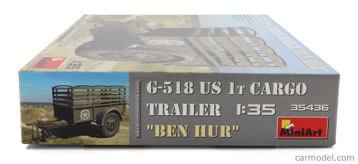 MINIART 35436 Scale 1/35 | TRAILER RIMORCHIO - G-518 US CARGO TRAILER ...