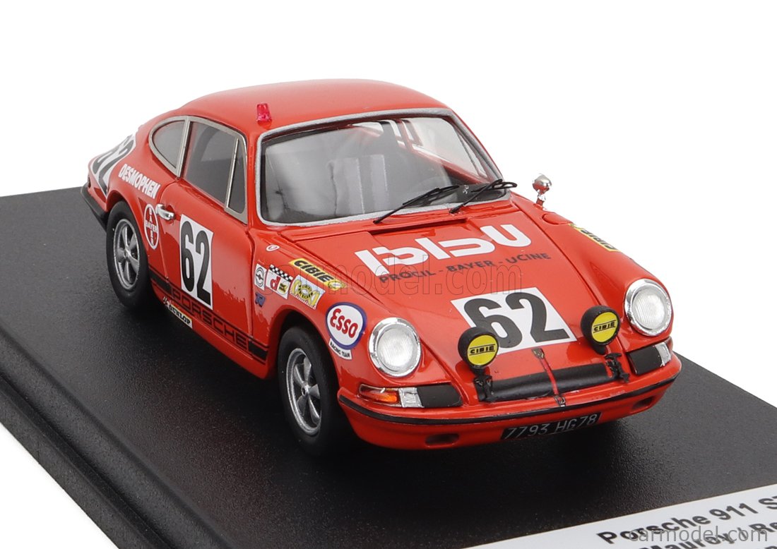 Trofeu DSN153 Porsche 911 24h Le Mans 1970 No.62 – Échelle 1/43, Résine, Prévente