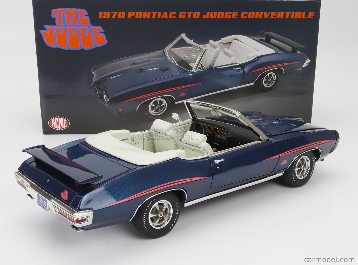 Acme Models A Scale Pontiac Gto Judge Cabriolet The Judge Blue White