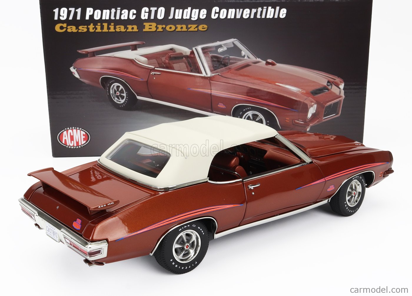 ACME-MODELS A1801222 Scale 1/18 | PONTIAC GTO JUDGE CABRIOLET 1971