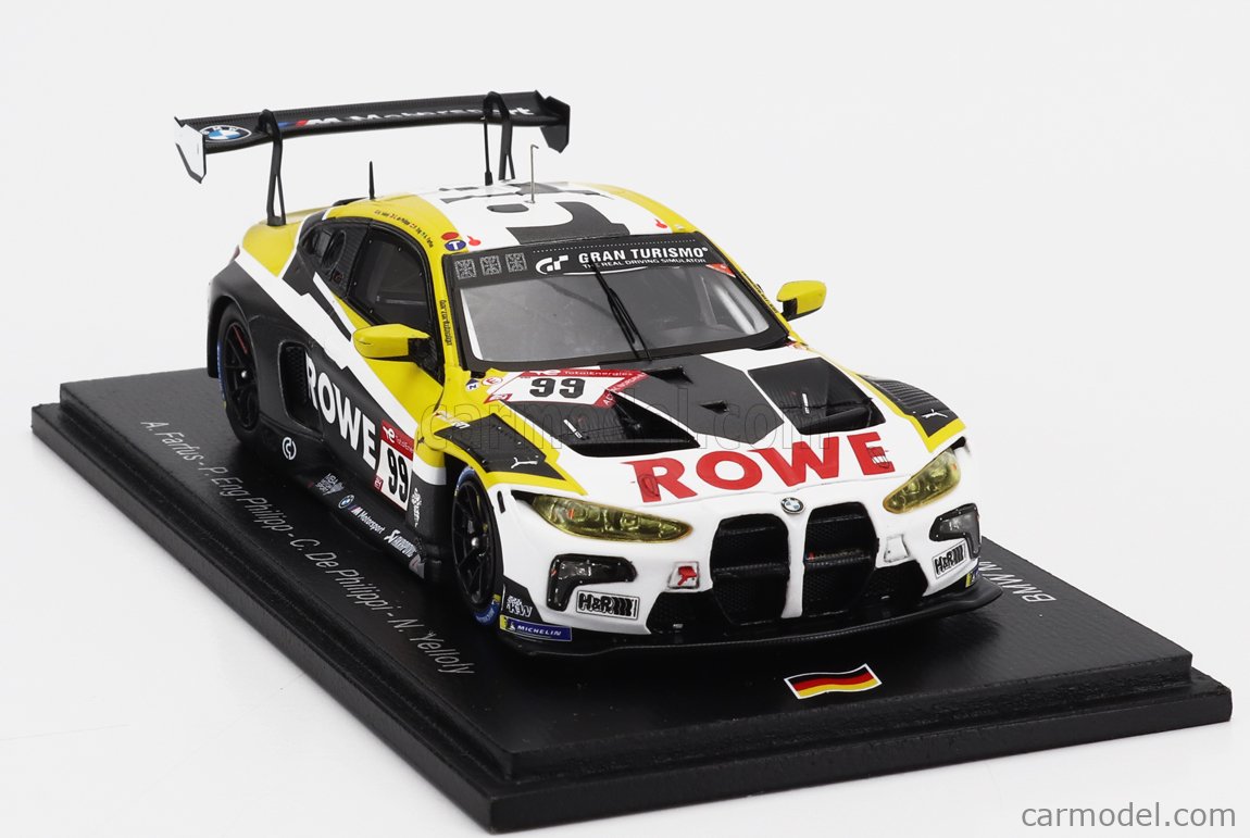 1/43 Spark BMW M4 GT3 No.99 ROWE RACING 24H Nürburgring 2024 R. Frijns