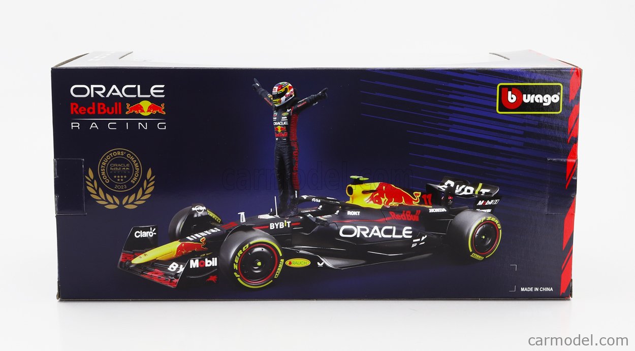 BURAGO 18-28036-PER Scale 1/24 | RED BULL F1 RB19 TEAM ORACLE RED 