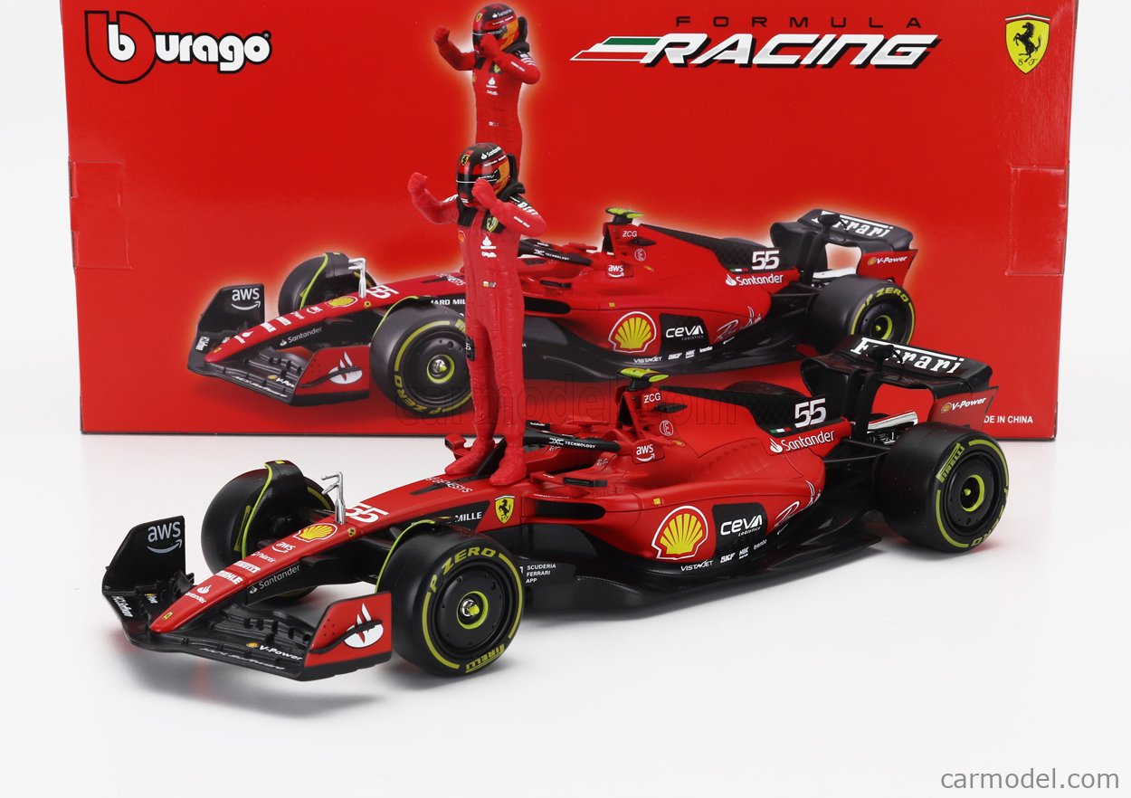 BURAGO 18-26809-SAI Scale 1/24 | FERRARI F1 SF-23 TEAM